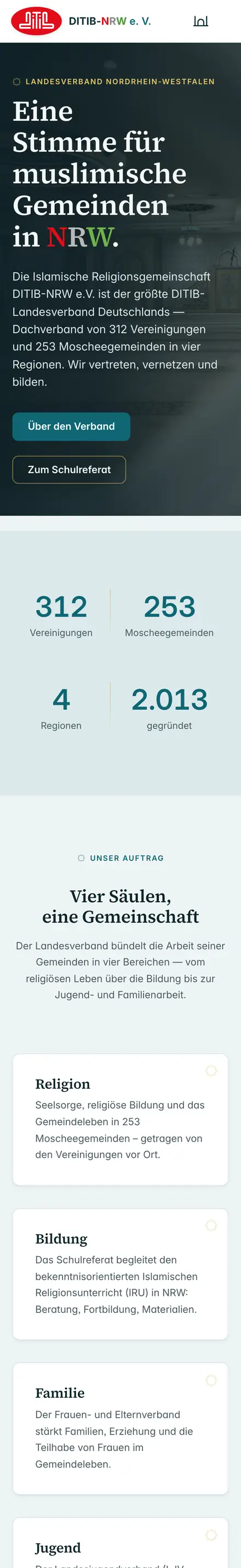 ditibnrw.de auf dem Handy