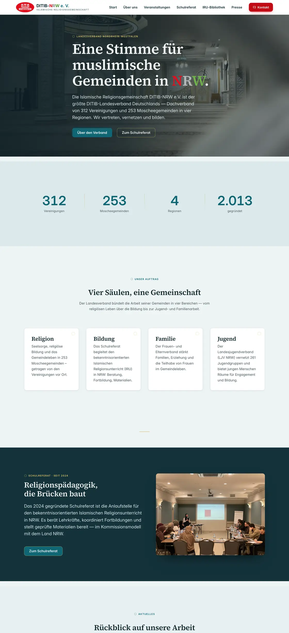 ditibnrw.de am Desktop